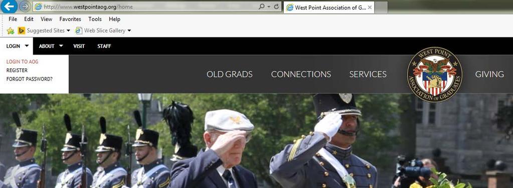 ACCESSING YOUR MINI-WEBSITE West Point Association of Graduates (WPAOG) has created a mini-website for each class and