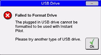 During the format of the USB Flash Drive all stored data currently will be lost.
