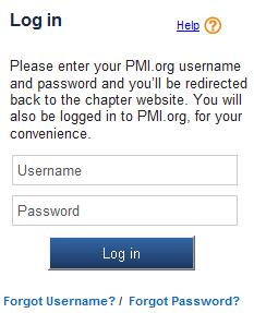 password used for www.pmi.