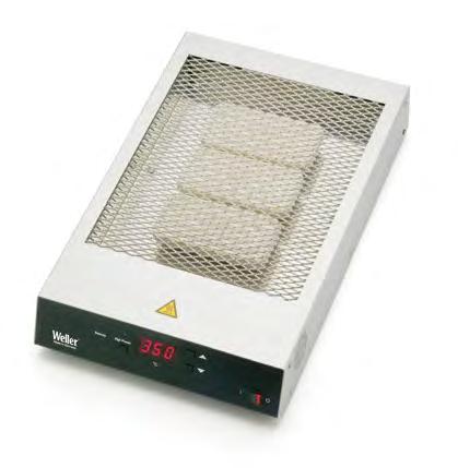 WHP 3000 Infrared preheating plate 600 W, 230 V Board size upto 120 x 190 mm Temperature range 50 C 400 C Digital display for set and actual temperature Digitally controlled 3 Infrared high