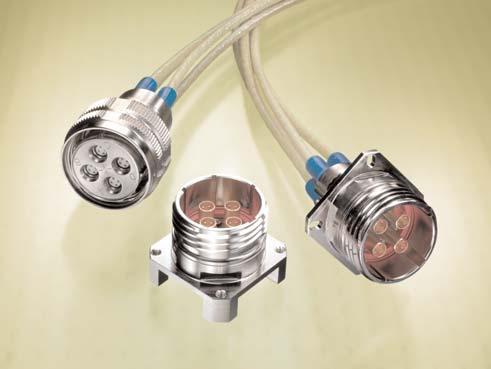 Custom MIL-DTL-38999 Series III Style Circular Connectors Available in various shell sizes: 9 (1Q1), 17 (2Q2), 19 (4Q4) and 25 (8Q8) Designed for use with wire seal boots for sealing and optimized