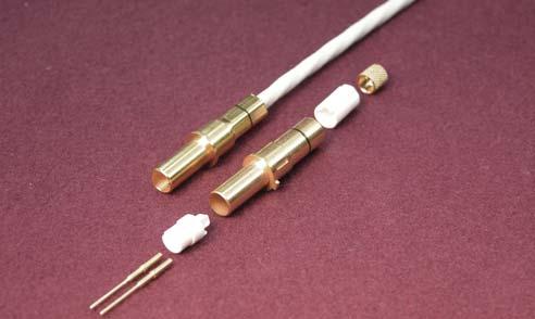 Custom Solutions 100 Ohm Differential Pair twin-axial Contact Designed to meet the requirements of ARINC Specification 810 for 100 Ohm