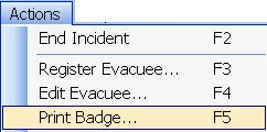 End Incident Actions End Incident The Ending Incident screen will appear.
