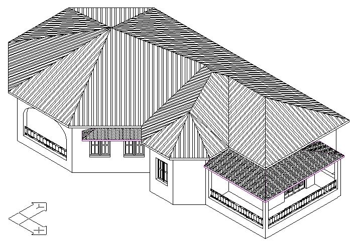 The program enables free editing of the roof, that is it provides the user with the ability to modify one or more of the roof parameters and