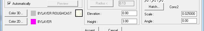 Furthermore, having defined the column edge, you can turn it and locate it properly by using the snap points.