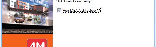 In case that the Run IDEA checkbox is selected, the program will start