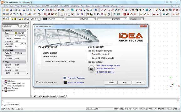 1.2 Start Working with IDEA To execute the program click on the respective desktop icon or select it via Start -> Programs -> IDEA.