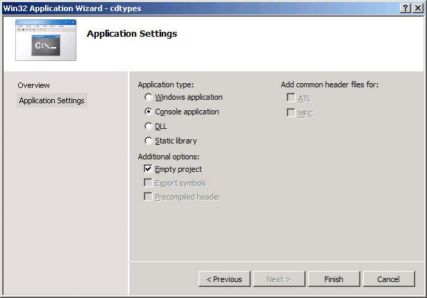 The Solution Explorer view should appear on the right. If not, choose View, Solution Explorer from the main menu. Figure 3a. Selecting Console Application.
