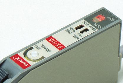 Slim size Being only 1 mm.39 in thick, it can be mounted in a narrow space. Only 1 mm.39 in thick 1 mm.39 in Saturation indicator The saturation indicator lights up when the output reaches 5 V.