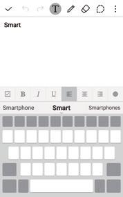 Moving the cursor With the Smart keyboard, you can move the cursor to the exact position you want.