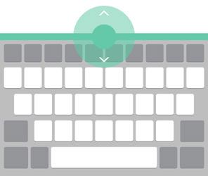 Customizing the keyboard height You can customize the keyboard height to maximize hand comfort when typing.