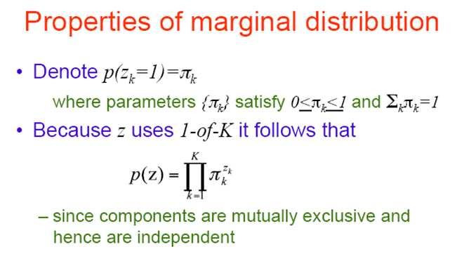 Gaussian Mixture Models (GMMs) Allows a complex distribution represented by a combination of simpler distributions, hence providing a richer class of density