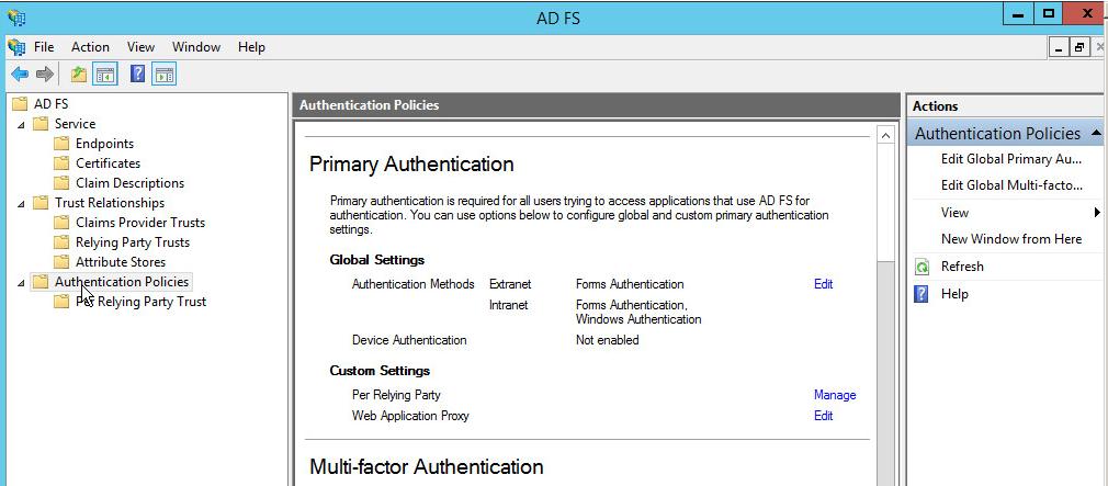 5. You can verify your settings by testing authentication from the agent to the authentication server.