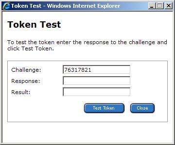 Managing Endpoint Security webrh Testing Tokens When creating a token entry in Endpoint Security webrh, you can test the token to ensure that the entry is correct and that the token is working.