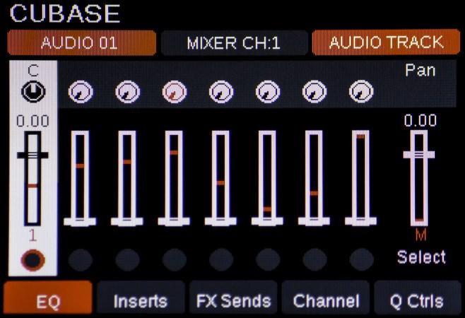 (Note, as of this latest version, the channel number is no longer displayed under the virtual fader in the Panorama display. Instead you ll see an abbreviation of the track name).