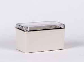 DS-PCG-5638 560mm x 380mm x 180mm DS-5638 Terminal box with Transparent Lid IP67, Solid colour base and polycarbonate lid ABS ABS/ Polycarbonate Polyester Plastic Mounting plate DS-AT-1010 100mm x