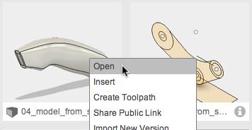 Open Fusion 360 design file: In this section you will open the introductory design file. Step 1 Open the Data Panel 3.