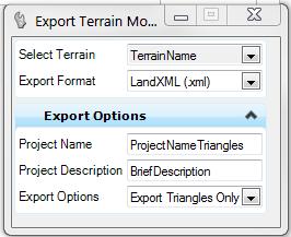 Part 6: Final LandXML File Creation Files created in this section are included in the RID submittal. Top Surface LandXML Data 40.