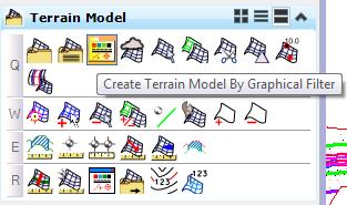 Option 2: Terrain from Filter Method Proposed Top Surface NOTE: This method is only applicable for line string DGN files containing model data with no gaps. A.