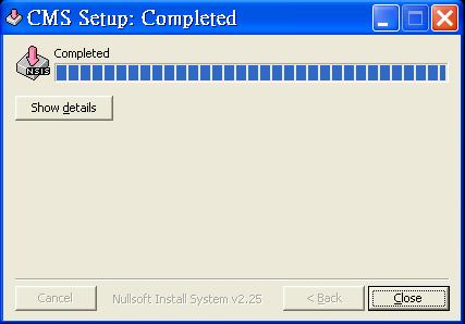 Step 6: Click <Close>, and the Software Installation is complete.