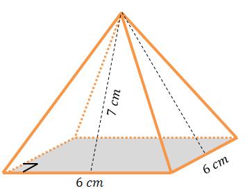 Example 1 (5 minutes) Pyramids are formally defined and explored in more depth in Module 6. Here we simply introduce finding the surface area of a pyramid.