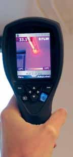 Save you valuable time and money Thermal image shows insulation quality of a low
