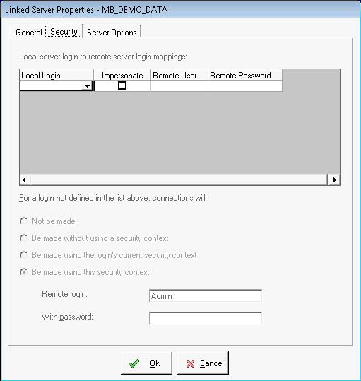 Active Planner System Management Guide files Remote login With password Enter Admin for the login name. Leave the password blank.