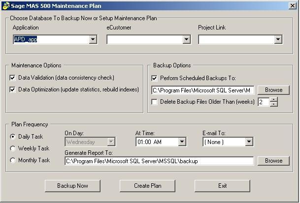 Active Planner System Management Guide files Installing the Sample Plan Sheets Sage Budgeting and Planning ships with a complete set of demonstration data for one sample company.