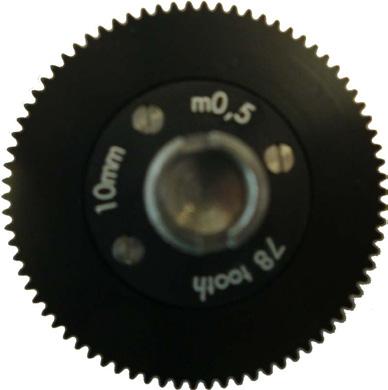 0 0,8 Module, Teeth: 35 25 mm face Gear for lenses with axial movement of focus ring K2.47557.