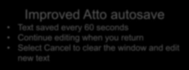 60 seconds Continue editing when you