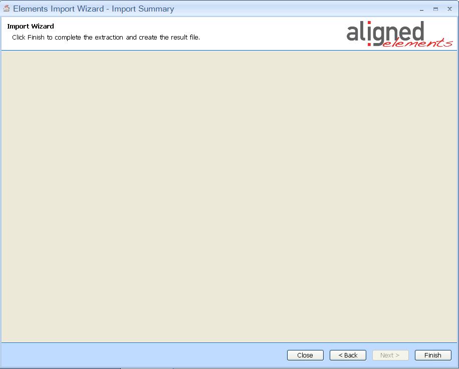 2.5 Support If you have problems with your extraction, contact us on support@aligned.ch. Please also attach: i. The input file ii. A screen shot of your settings iii.