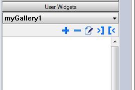 JMobile V2.0 New Features Info User Gallery for custom widgets Create new gallery folders for User Widgets.