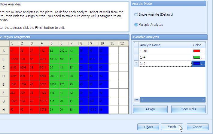 CHA PT E R 3 IMPORTING DATA Step9 Change the analyte name or color.