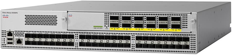 44 Tbps of bandwidth and over 1150 Mpps across 48 fixed 10-Gbps SFP+ ports and 6 fixed 40-Gbps QSFP+ ports (Figure 2). Figure 2.