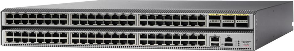 3 choices of uplink module options are offered: 6 port 40-Gbps QSFP+, 12 port 40-Gbps QSFP+ and 4 port 100- Gbps CFP2 ports. Figure 5.