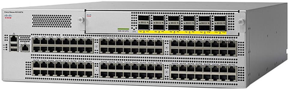4Tbps of bandwidth and over 1500 Mpps across 96 fixed 1/10G BASE-T ports and 6 fixed 40-Gbps QSFP ports (Figure 6). Figure 6.