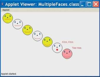 Programming Example Multiple faces using a Helping method View sample code, listing 5.