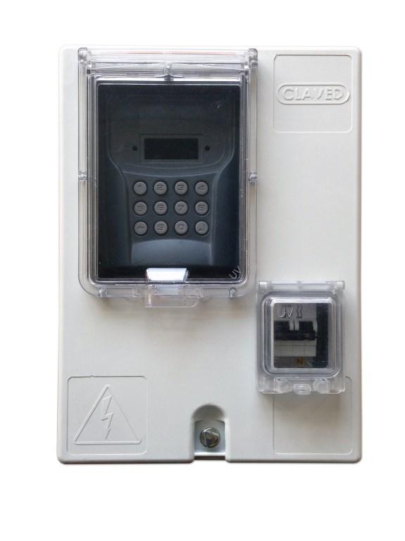 METER WITH KEYPAD OR SPLIT BS FIXING METER EXTRA SMALL CABINET XS CABINET Adapted to the smallest meters to reset