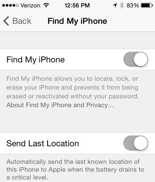 ios 8 Features Find My iphone does last location. Shazam is now integrated. Credit card scanning w/ camera.
