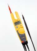 Electrical Testers Fluke T5, T+PRO and T+ Electrical Testers and VoltAlert Fluke T+PRO and T+ Electrical Testers Three forms of ac/dc voltage detection: Light, sound and vibration Detects live