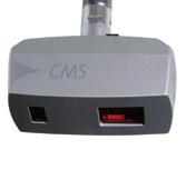 CMS Sensor The CMS106 is a laser line scanning probe with two unique features: - three level zoom offering a 24, 60 or 124 mm laser line - automatic, real-time laser power adjustment The CMS106 is
