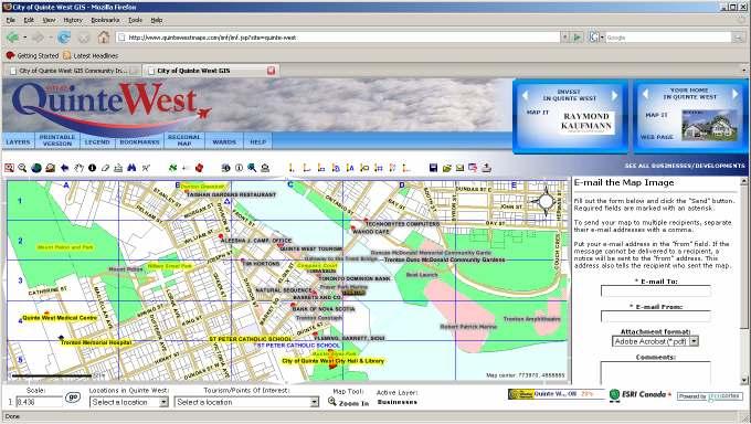 How to send my map to someone else via E-mail 1. Open the advanced toolbox 2.
