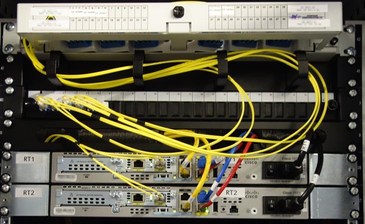 Physical connection Cross connect at the location Single mode fiber - 1000Base-LX