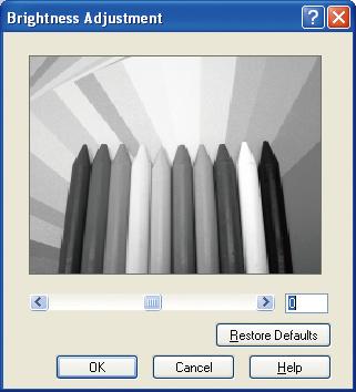 Brightness Adjustment (When Grayscale or 2 Color is Selected in Color Mode) (Available for DP-C406/C306/C266, DP-C405/C305/C265, DP-C354/C323/C264/C263/C213, DP-C322/C262 only) Click the Detail.