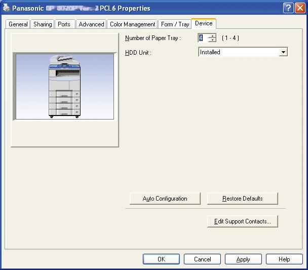 installed on the printer or obtain information on the printer driver settings.