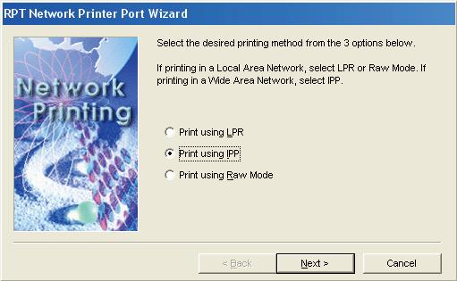 Setting the IPP Printing (A) In the Printers and Faxes (Printers), right click the printer icon