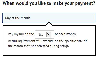 1C. Read the message in the blue box, then click on Create New Recurring Payment. Step 2: Set Up Auto Pay A. Create an optional Payment Name. For example, My Health Insurance. B.