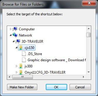 In the sample below you need to select Network->Computer Name-> Printer name.