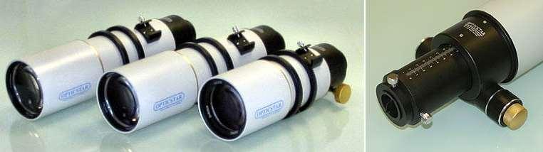 Telescopes 14 Opticstar ED80S Gold AR80S Gold AR90S Gold Quality short tube refractors suitable for observing, imaging and autoguiding. Apochromatic ED and achromatic models are available.