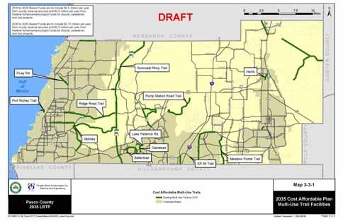 Mobility Fees Pasco County Long Range Transportation Plan - Trails